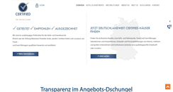 Desktop Screenshot of certified.de